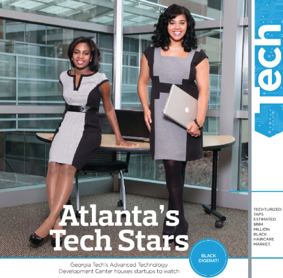 Black Enterprise Magazine feature with Chanel and Candace